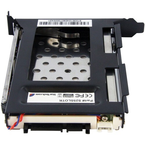 StarTech.com Adapter für Laufwerkschacht SATA/600 - Serial ATA/600 Host-Schnittstelle Intern - Schwarz - 1 x HDD unterstüt
