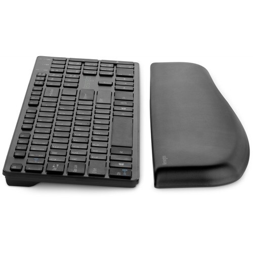 Kensington ErgoSoft Wrist Rest - TAA Compliant - 576.6 mm x 129.5 mm x 12.7 mm Dimension - Gel - 1 Pack
