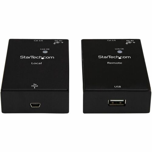 StarTech.com Extensor Alargador de 1 Puerto USB 2.0 por Cable Cat5 o Cat6 - 50m - Extensor USB a Ethernet - Red (RJ-45) - 