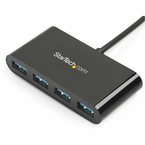 StarTech.com USB Hub - USB Type C - External - Black - 4 Total USB Port(s) - 4 USB 3.0 Port(s) - Mac