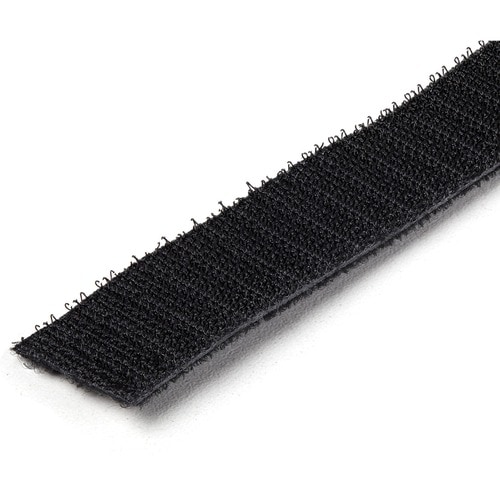 StarTech.com Kabelbinder - Schwarz - 1 Stück Paket - Tie Strap - 7,6 m Länge - Stoff