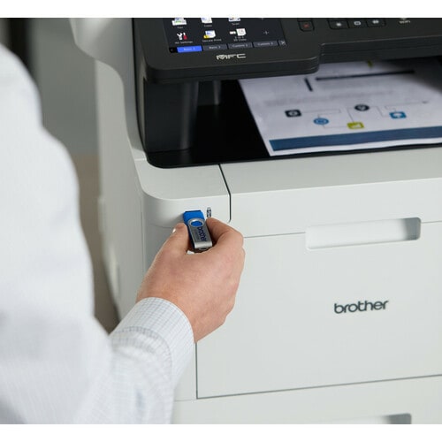 Brother Professional MFC-L8900CDW Wireless Laser Multifunction Printer - Colour - Copier/Fax/Printer/Scanner - 31 ppm Mono