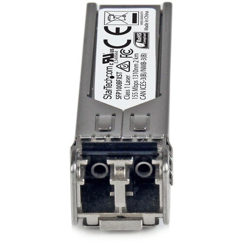 StarTech.com MSA konformes 100 Mbit/s SFP Transceiver Modul - 100BASE-FX - Multi Mode LC - 2 Km - 1310nm - für Optisches N