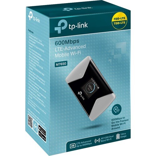 TP-Link M7650 Wi-Fi 5 IEEE 802.11ac Mobilfunk Modem/Wireless Router - 4G - GSM 850, GSM 900, GSM 1800, GSM 1900, WCDMA 900