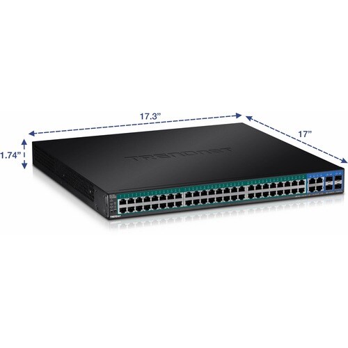 52-PORT GIGABIT WEB SMART POE+ SWITCH (740W)