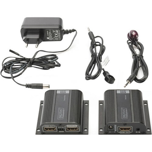 DIGITUS Professional DS-55100-1 Video-Extender-Transmitter/Receiver - Verkabelt - 1 Eingabegerät - 1 Ausgabegerät - 50 m R