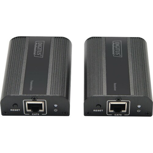 DIGITUS Professional DS-55204 Video Extender Transmitter/Receiver - Wired - 1 Input Device - 1 Output Device - 60 m Range 