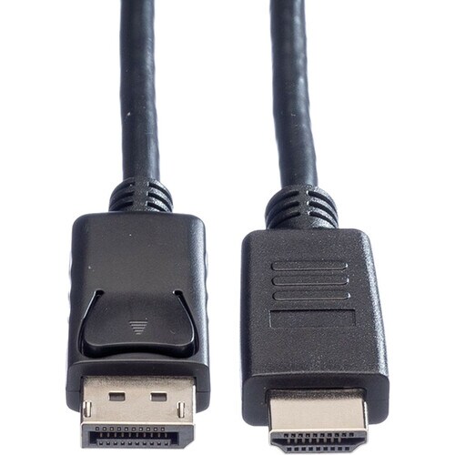 Roline 1,50 m DisplayPort/HDMI AV-Kabel für Audio-/Video-Gerät, HDTV, TV, Grafikkarte - 1 - Zweiter Anschluss: 1 x HDMI Ty