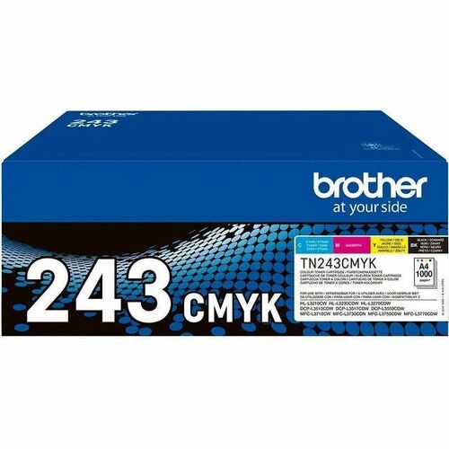 Brother Original Laser Toner Cartridge - Multi-pack - CMYK - 1 Piece - 1000 Pages