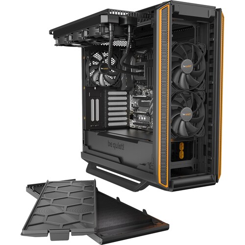 Listan Silent Base 801 Computer Case - EATX, ATX Motherboard Supported - Midi Tower - Acrylonitrile Butadiene Styrene (ABS