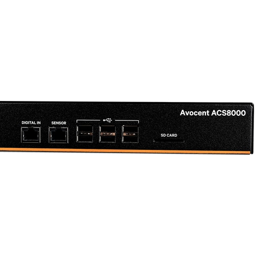 Vertiv Avocent ACS8016SAC-404. Management-Protokolle: CLI, HTTP/ HTTPS, SNMP. Authentisierung Methode: LOCAL,LDAP,RADIUS,T