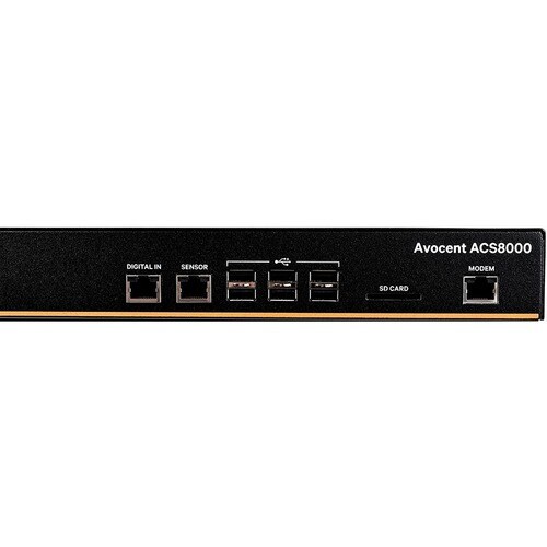 Vertiv Avocent ACS8000 Serveur de port console 32 ports | Modem | Double alimentation AC Serveur de port console série ava