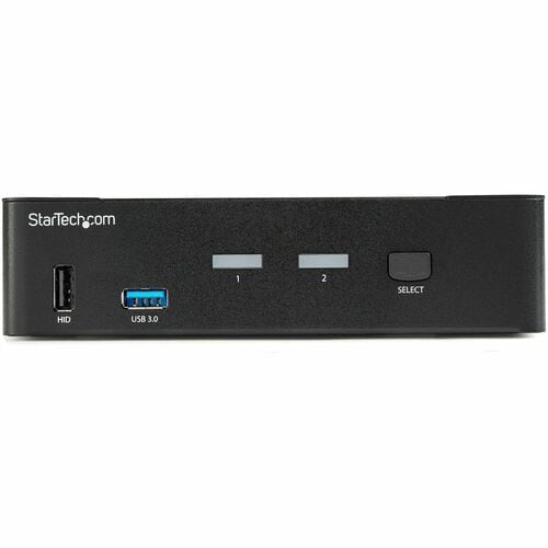 StarTech.com KVM-Switchbox - TAA-konform - 2 Computer - 1 Lokaler Benutzer(n) - 3840 x 2160 - 8 x USB - 3 x DisplayPort - 
