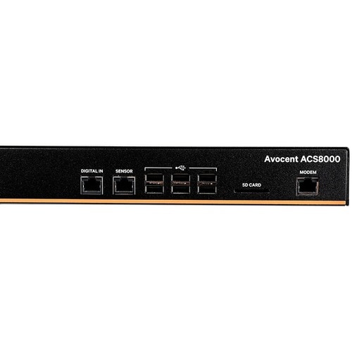 Vertiv Avocent ACS8000 Serial Console - 16 port Console Server | Modem | Dual AC - Advanced Serial Console Server | Remote