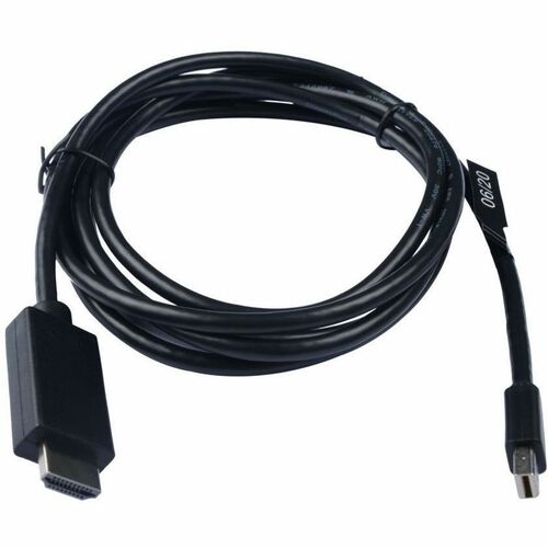 V7 V7MDP2HD-02M-BLK-1E 2.01 m HDMI/Mini DisplayPort A/V Cable - Cable for PC, Monitor, Projector - First End: 1 x Mini Dis