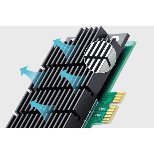 TP-Link Archer T4E IEEE 802.11ac Dual Band Wi-Fi Adapter for Desktop Computer - PCI Express - 1.17 Gbit/s - 2.40 GHz ISM -