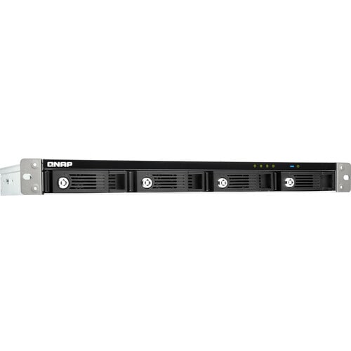 QNAP TR-004U 4 x Total Bays DAS Storage System Rack-mountable - Serial ATA/300 Controller - RAID Supported - 0, 1, 5, 10, 