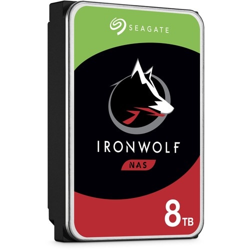 Disco rigido Seagate IronWolf ST8000VN004 - 3.5" Interno - 8 TB - SATA (SATA/600) - Registrazione magnetica convenzionale 