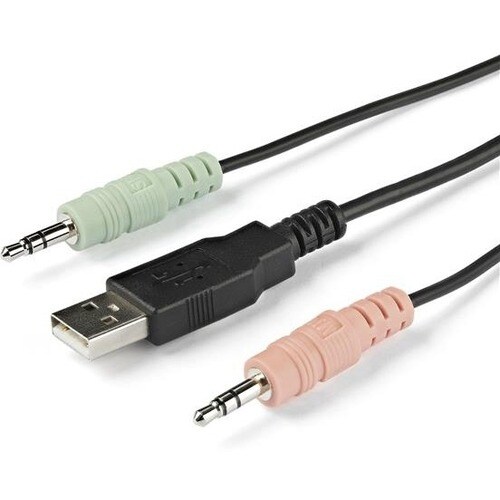 StarTech.com 3 Port HDMI KVM Switch mit Kabeln - USB 4K 60Hz - 3,5 mm Audio - 2 Computer - 1 Lokaler Benutzer(n) - 3840 x 