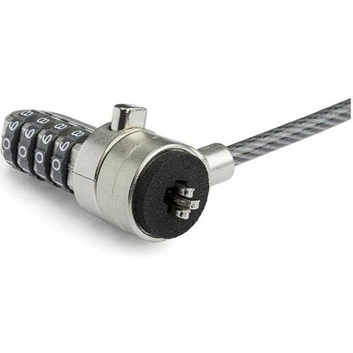 StarTech.com Cable Extensor para Candado de Laptop - Cable de 15 cm con Bucle de 2.5 cm y Candado - Accesorio Antirrobo (B