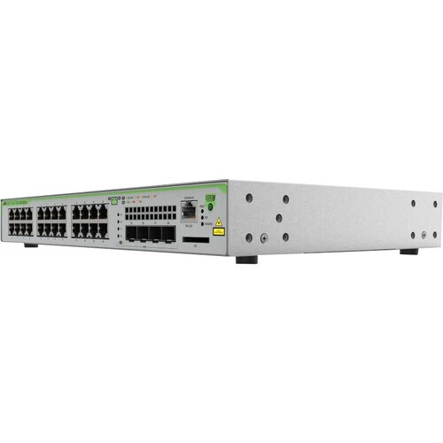 Allied Telesis CentreCOM GS970M GS970M/28PS 24 Ports Manageable Layer 3 Switch - 3 Layer Supported - Modular - 4 SFP Slots