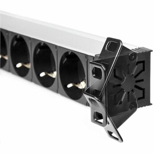 Salicru PDU - Basic - Schuko - 8 x Schuko - 16 A - 120 V AC, 230 V AC Input - 1U - 1.50 m Cord Length - Rack-mountable