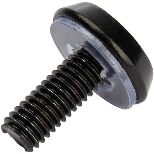 10-32 RACK SCREWS AND NUTS - 50 PACK - BLACK