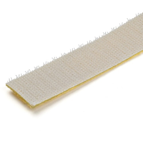 StarTech.com 100ft. Hook and Loop Roll - Yellow - Cable Management (HKLP100YW) - Cable Strap - 30.5 m Length - Fabric
