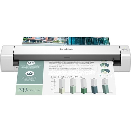 Brother DSMobile DS-740D Sheetfed Scanner - 1200 dpi Optical - 15 ppm (Mono) - 15 ppm (Color) - Duplex Scanning - USB