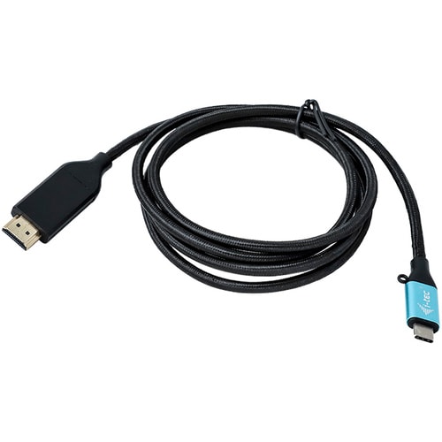 Câble A/V i-tec - 2 m HDMI/USB-C - pour Périphérique audio/vidéo, Ordinateur, Moniteur - 1 - 2e bout: 1 x HDMI Digital Aud