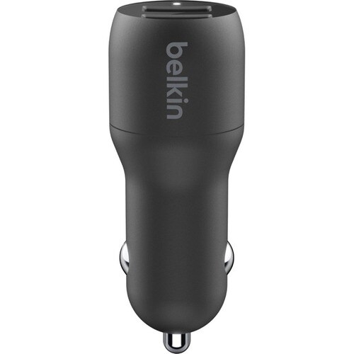 Belkin BoostCharge 12 W Auto Adapter - For USB Type A Device - 12 V DC Input - 5 V DC Output