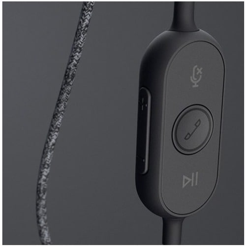 Logitech Zone Wired Over-the-head Stereo Headset - Binaural - Circumaural - 32 Ohm - 20 Hz to 16 kHz - 190 cm Cable - Uni-