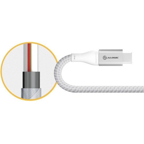 Alogic SUPER Ultra 15 cm USB/USB-C Data Transfer Cable - 1 - Cable for Phone, Tablet, Notebook, Peripheral Device - First 