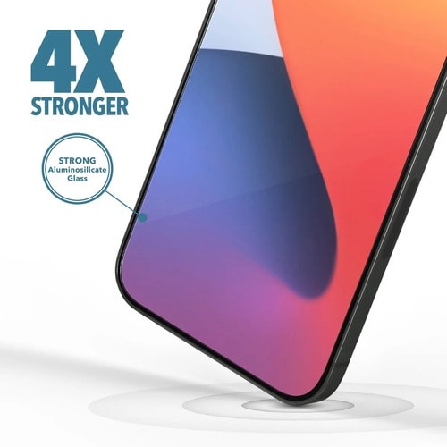 invisibleSHIELD Glass Elite VisionGuard+ Screen Protector - For 15.5 cm (6.1") LCD iPhone 12, iPhone 12 Pro - Anti-microbi