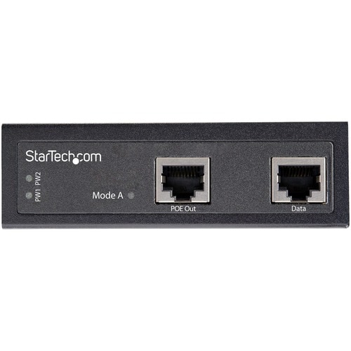StarTech.com POEINJ30W PoE Injector - 56 V DC Input - 1 x Fast Ethernet Input Port(s) - 1 x PoE+ Output Port(s) - 30 W - B