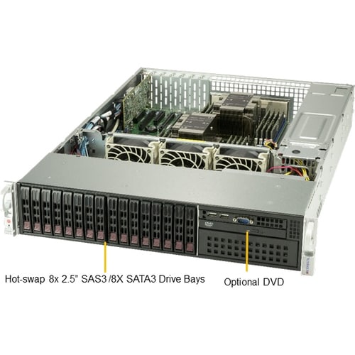 Supermicro SuperServer 2029P-C1RT Server-Barebone-System - 2U Rackmount - Socket P LGA-3647 - 2 x Prozessor-Support - Inte