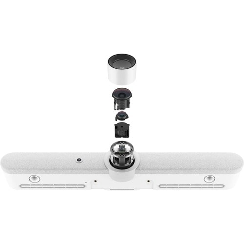 Logitech Rally Bar Video Conferencing Camera - 30 fps - White - USB 3.0 - 3840 x 2160 Video - 3x Digital Zoom - Microphone
