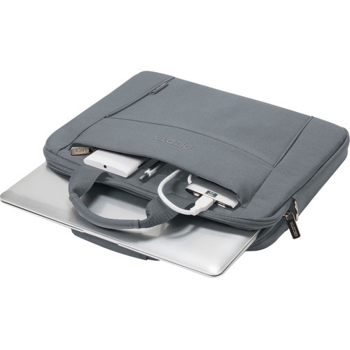 Dicota Eco Tasche für 27,9 cm (11 Zoll) bis 31,8 cm (12,5 Zoll) Notebook - Grau - 300D Polyethylene Terephthalate (PET) Kö