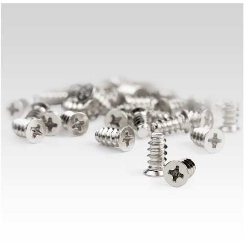 StarTech.com 50 Stück M5 Gehäuselüfter-Schrauben - selbstschneidend - Kreuzschlitz-/Flachkopf (M5FANSCREW10) - 10 mm - Fla
