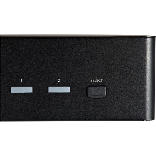 StarTech.com KVM Switchbox - TAA Compliant - 2 Computer(s) - 1 Local User(s) - 3840 x 2160 - 10 x USB - 6 x HDMI - Desktop
