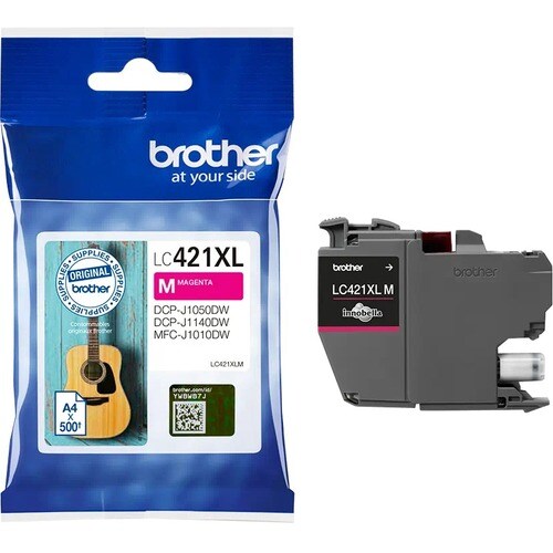 Brother LC421XLM Hoch Kapazität Tintenstrahl Tintenpatrone - Magenta - Original - 1 Pack