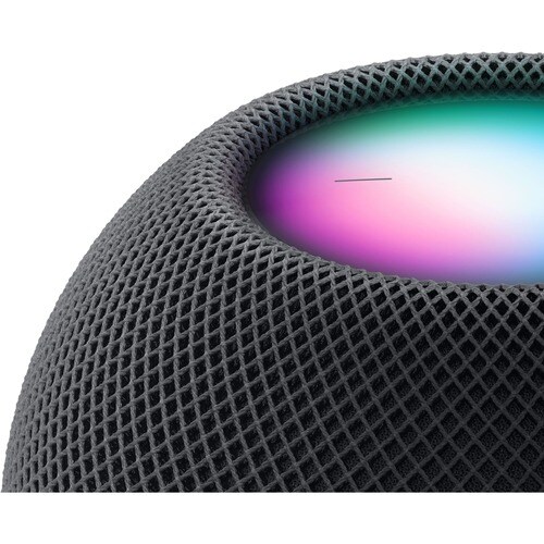 Apple HomePod mini Bluetooth Altavoz inteligente - Siri Soportado - Gris - 360° Circle Sound - LAN inalámbrica
