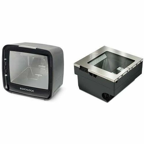 Datalogic Magellan Retail, Industrial In-counter Barcode Scanner - Cable Connectivity - Black, Silver - USB Cable Included