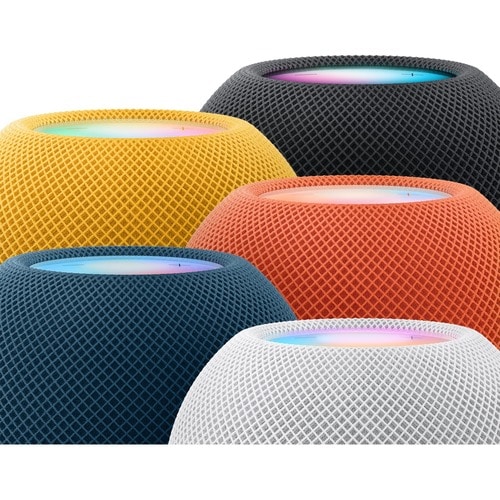 Apple HomePod mini Tragbar Bluetooth Smart Speaker - Siri Unterstützt - Gelb - 360° Circle Sound - Wireless LAN