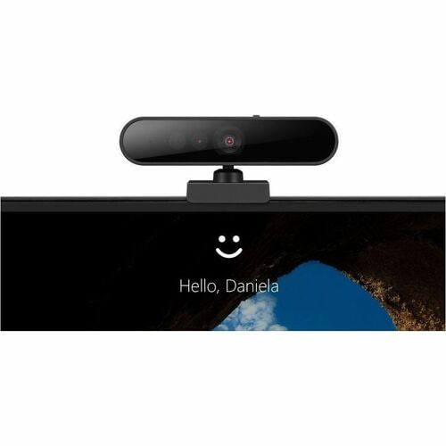 Lenovo Video Conferencing Camera - Black - USB Type C - 1 / Each - 1920 x 1080 Video - 95° Angle - Tripod Mount, Clip - Mi