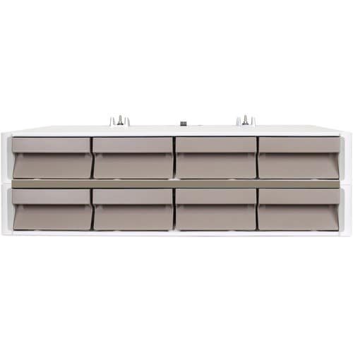 Ergotron CareFit Medical Trolley - TAA Compliant - 8 Drawer - Push/Pull Handle - 17.01 kg Load Capacity - 4 Casters - 127 