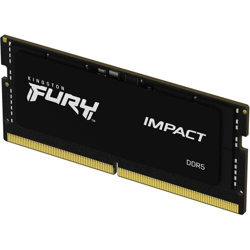 Kingston FURY Impact RAM-Modul für Notebook - 16 GB (2 x 8GB) - DDR5-4800/PC5-38400 DDR5 SDRAM - 4800 MHz Single-rank (ein