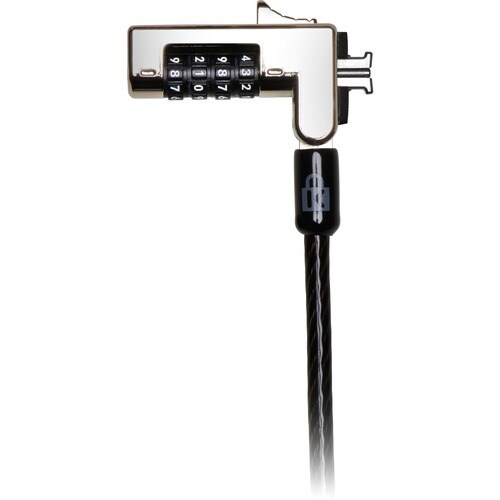 Kensington Slim Kabelschloss Für Notebook - 1,83 m Kabel - Zurücksetzbar - 4 Ziffern - Kombinationsschloss - Schwarz - Kar