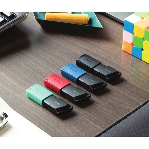 Kingston DataTraveler Exodia M DTXM 64 GB USB 3.2 (Gen. 1) Typ A Flash-Laufwerk - Schwarz, Blau - 1 Pack