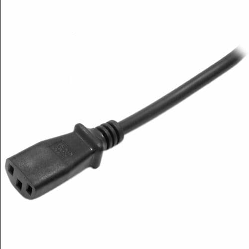3m C13 Stromkabel, 18AWG, EU Schuko auf C13 (Kaltgerätestecker), 10A 250V, Kaltgerätekabel, Computer Stromkabel, Netzkabel